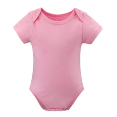 Baby Short-Sleeve Romper - 100% Cotton