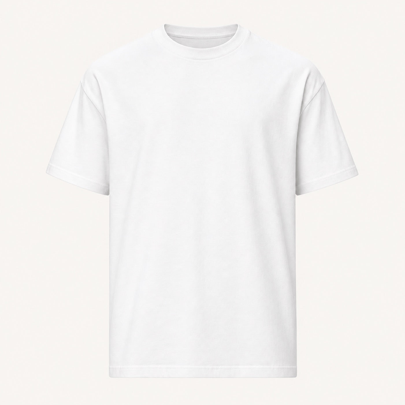 White custom photo T-shirt front view