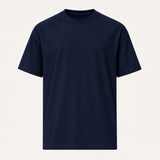Navy custom photo T-shirt front view