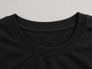 Sample T-shirt collar detail