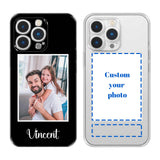 Coque de téléphone avec texte photo personnalisé