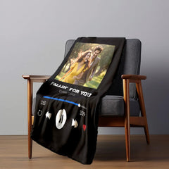 Custom Music Blanket Personalized Holiday Gifts