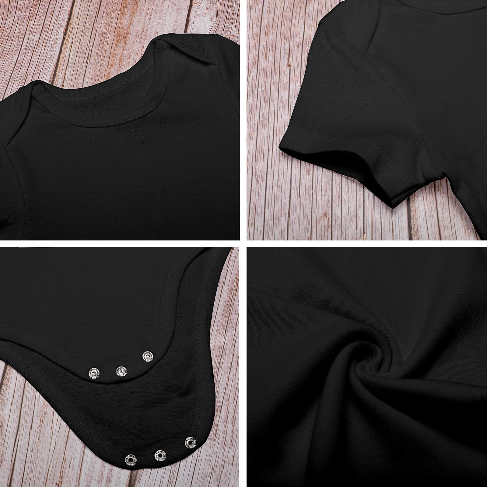 Baby Short-Sleeve Romper - 100% Cotton