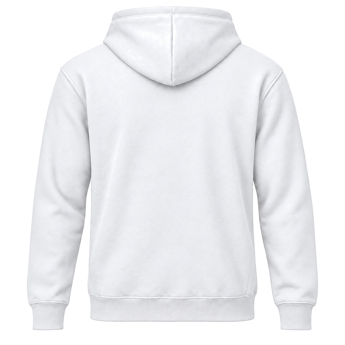 White Custom Hoodie back