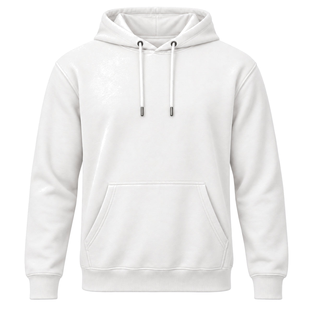White Custom Hoodie front