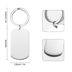 Metal Keychain  Style 5x2.8cm